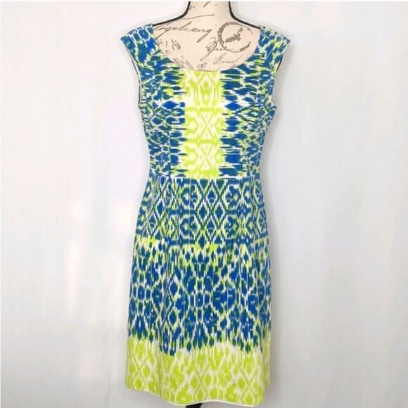 Adrianna Papell Bateau Neck Sleeveless Sheath Dress Women’s Size 4 NWT - Picture 1 of 7